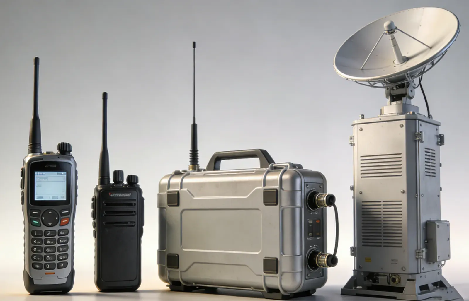 Reinforced public communication site with backup power and protected network infrastructure for emergency continuity