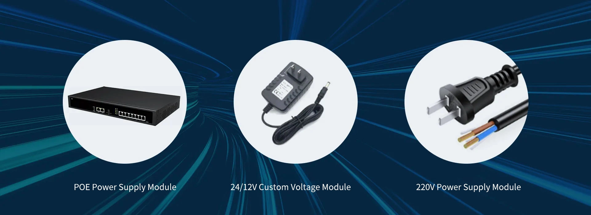 It supports multiple power supply modes