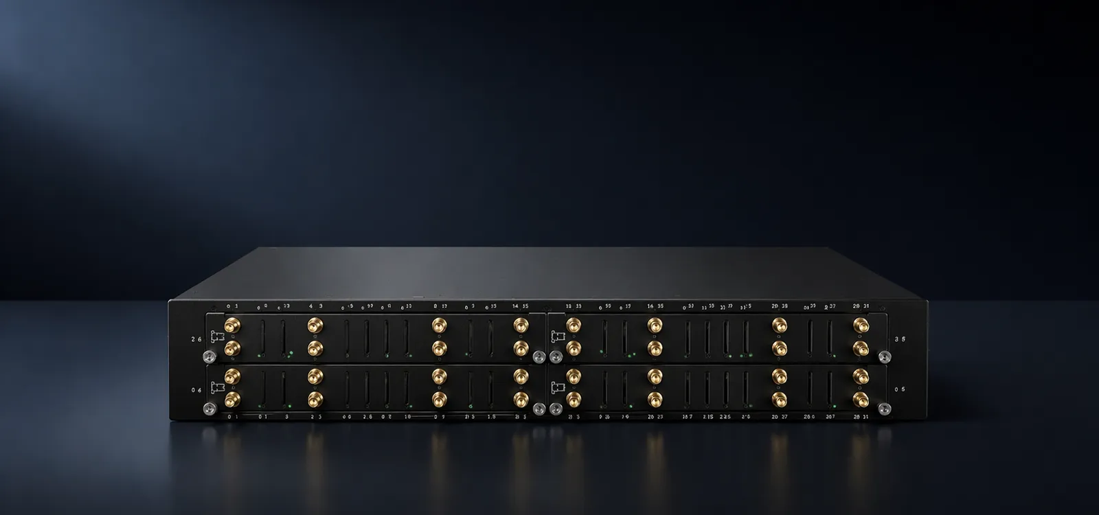 Becke Telcom 32-channel GOIP gateway with SIP SMS VoLTE and remote SIM management