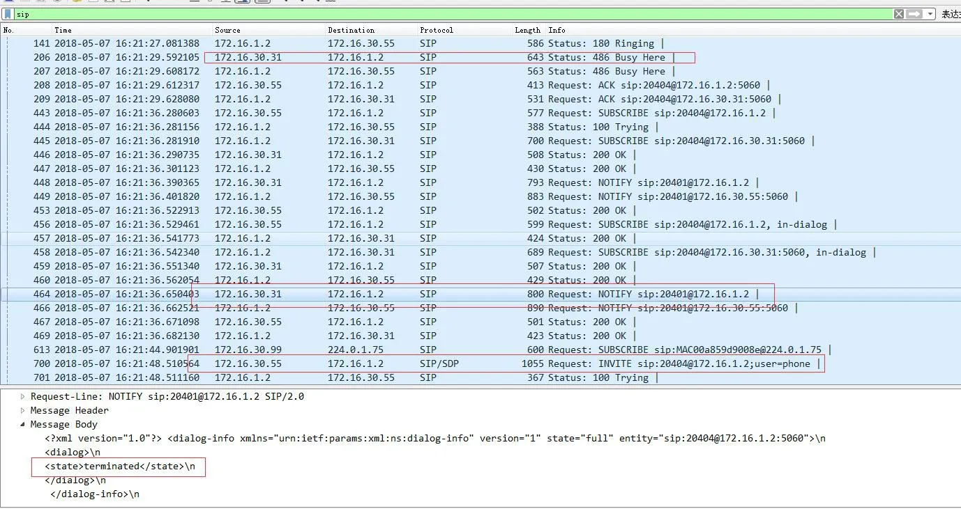 SIP Packet Capture Filter
