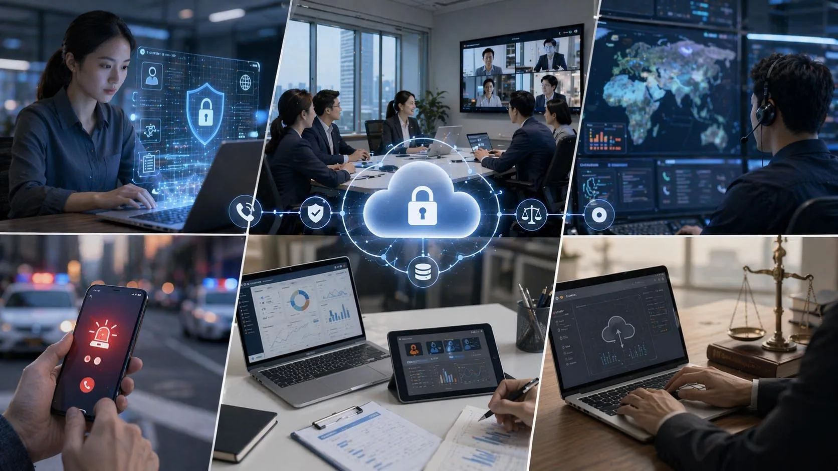 Cloud communications governance framework covering security compliance emergency calling retention recordings AI policies and PSTN control Cloud communications governance framework covering security compliance emergency calling retention recordings AI policies and PSTN control