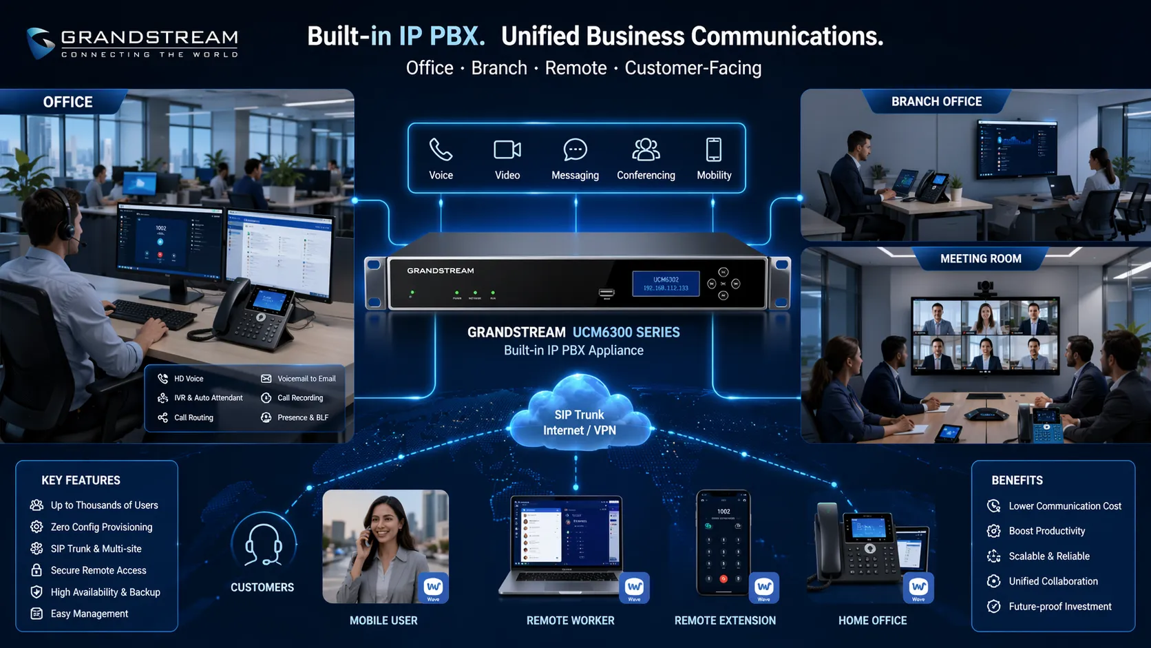 Grandstream Built-In IP PBX: Features, Benefits, and Business Applications